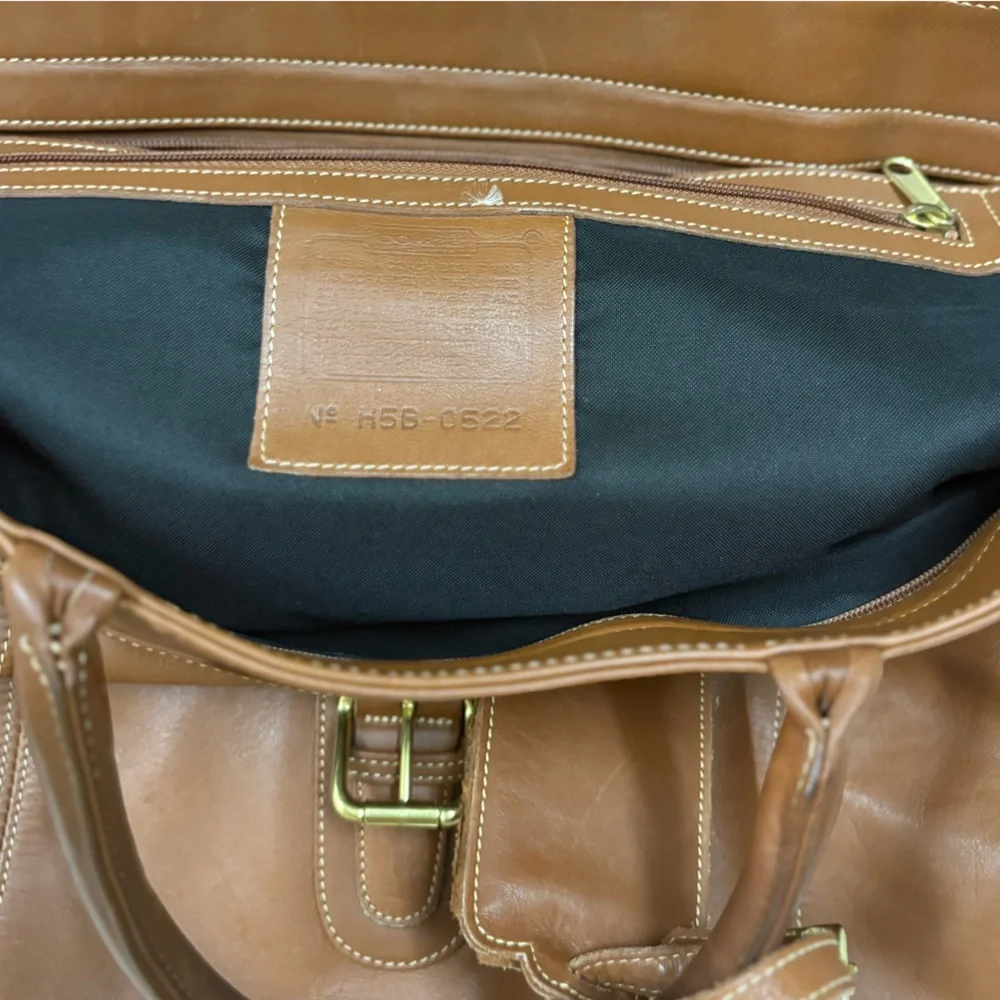 Coach Brown Leather Messenger Bag